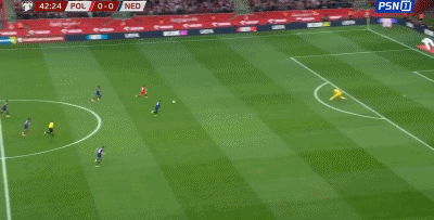 ครึ่งเวลาแรกโลกรอบคัดเลือกยุโรป: คามินสกี้เตะมุมไกลและทำประตูให้โปแลนด์เฉือนเนเธอร์แลนด์ 1-0 ชั่วคราว